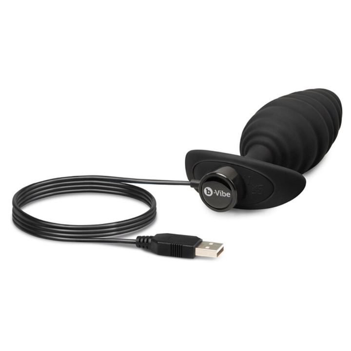 b-Vibe Twist Texture Plug Black