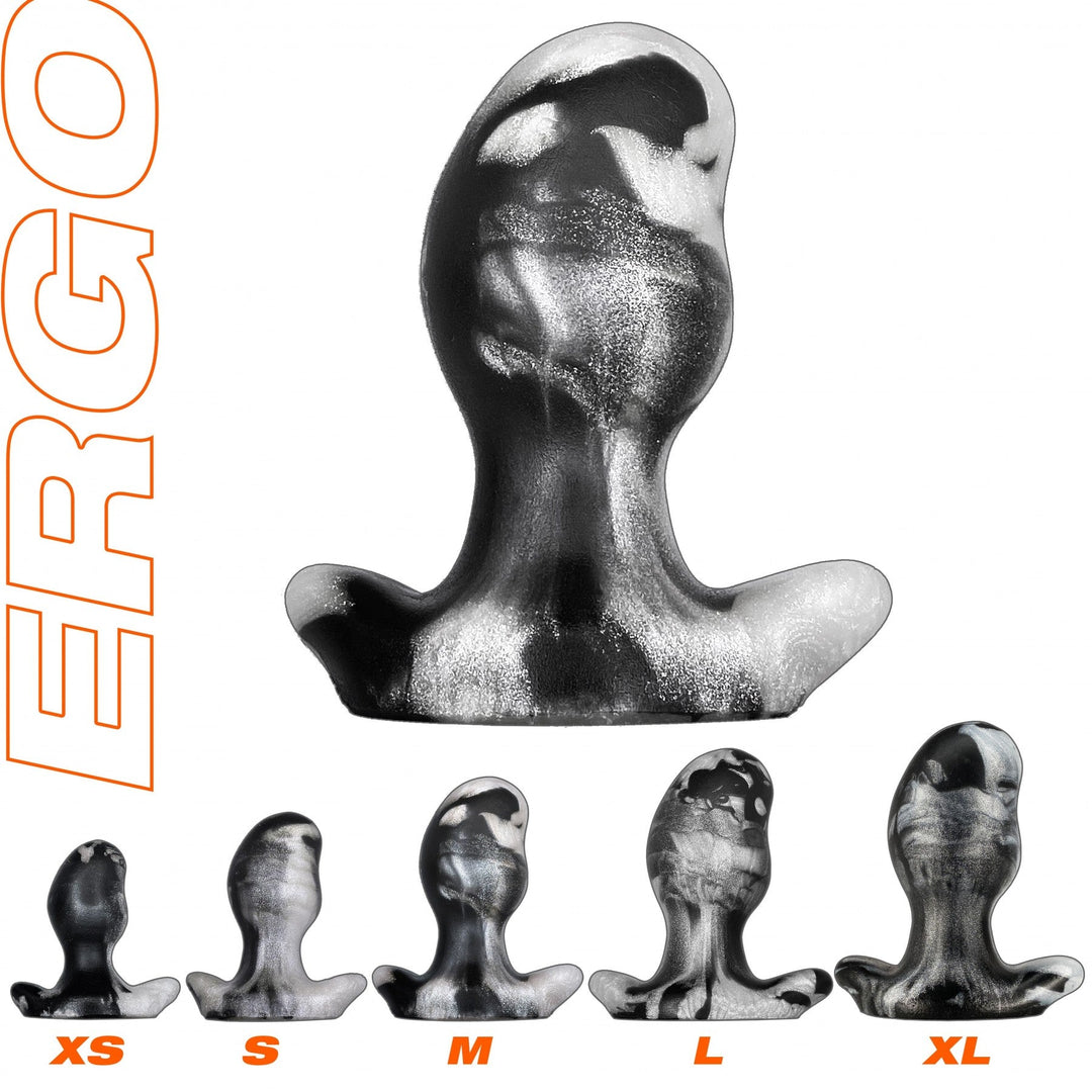 Oxballs Ergo Butt Plug Large - Platinum Swirl