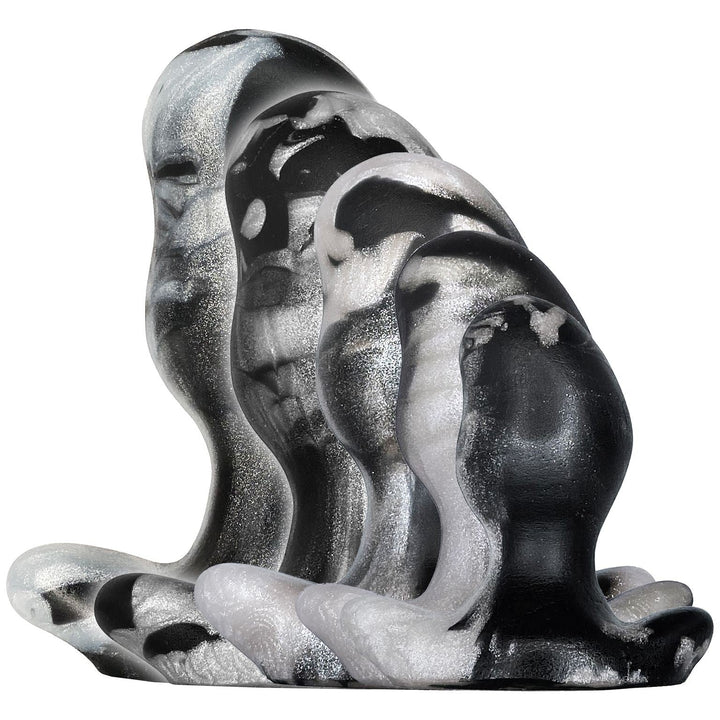 Oxballs Ergo Butt Plug Large - Platinum Swirl