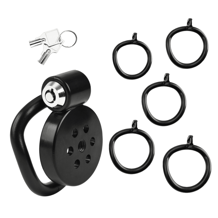 Love In Leather Black Micro Cage