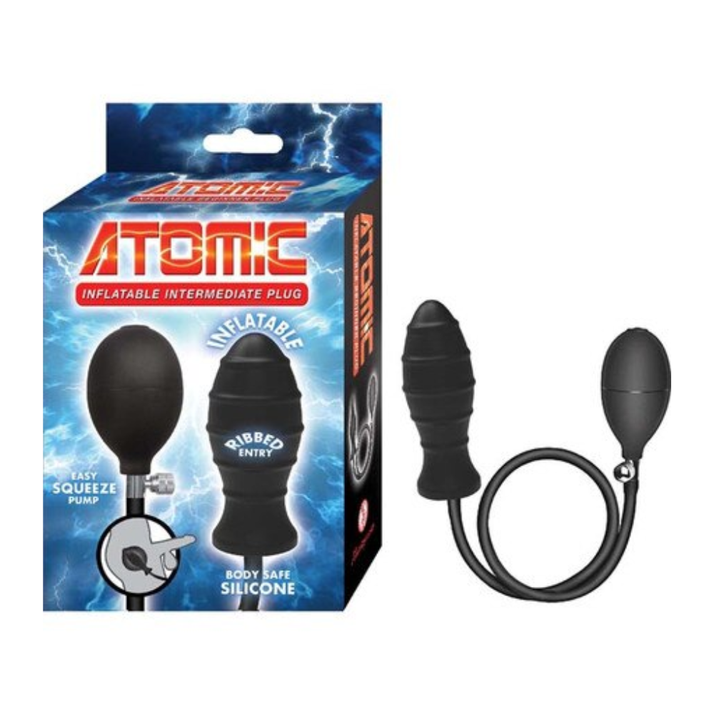 NassToys Atomic Inflatable Intermediate Plug Black