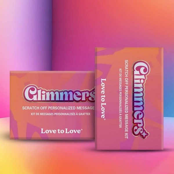Love To Love Glimmers Scratch Off Message Kit – Pleasure Chest