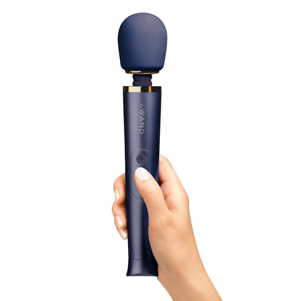 Le Wand Petite Rechargeable Wand Massager - Navy