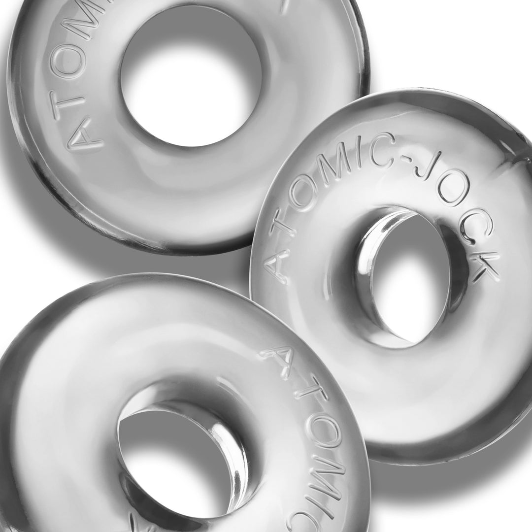 Oxballs Ringer Max Three Pack of Cock Rings - Clear