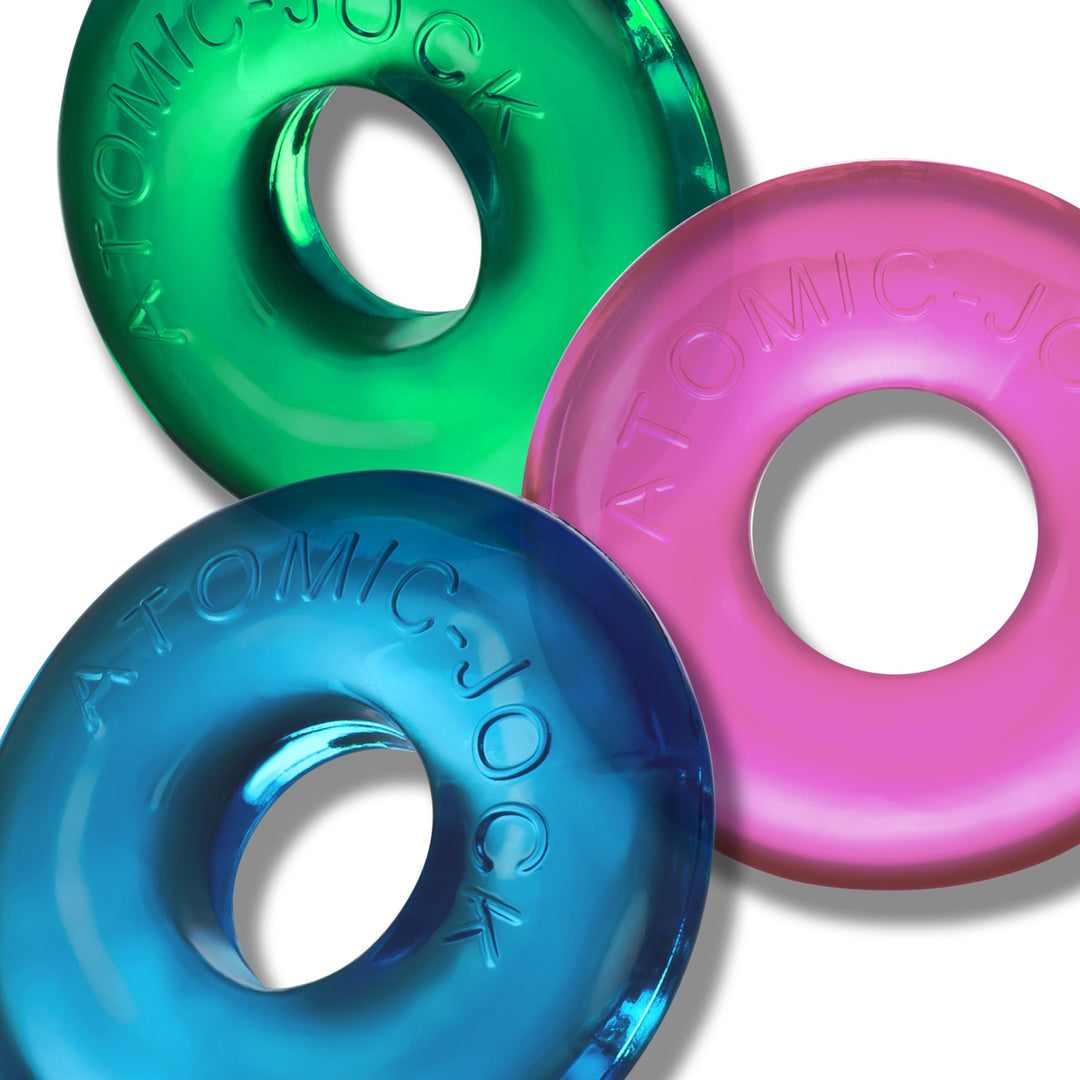 Oxballs Ringer Max Three Pack of Cock Rings - Neon