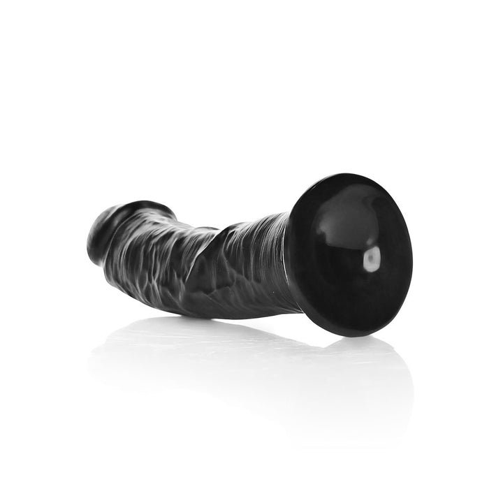 Shots Real Rock Realistic Curved Dildo 6 Inch - Black