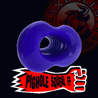 Oxballs Pighole Squeal FF Hollow Plug - Eggplant