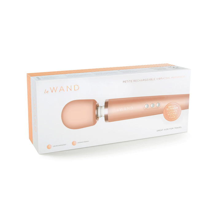 Le Wand Petite Rechargeable Wand Massager - Rose Gold