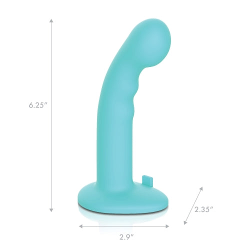 Pegasus Remote Control 6 Inch P-G Spot Silicone Peg With Harness - Turquoise