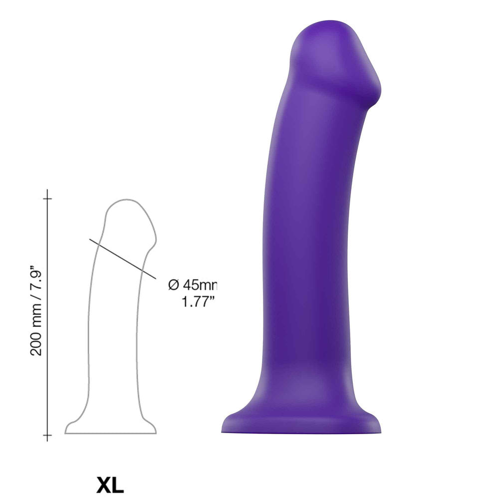 Strap On Me Dual Density Dildo XL -  Purple