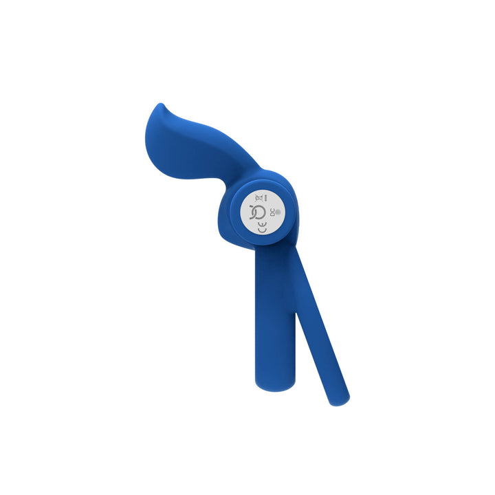 FORTO Pointer Vibrating Cock Ring - Blue