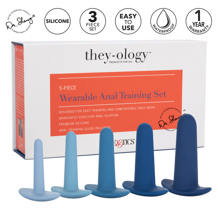 Calexotics They-ology 5-Piece Wearable Anal Training Set