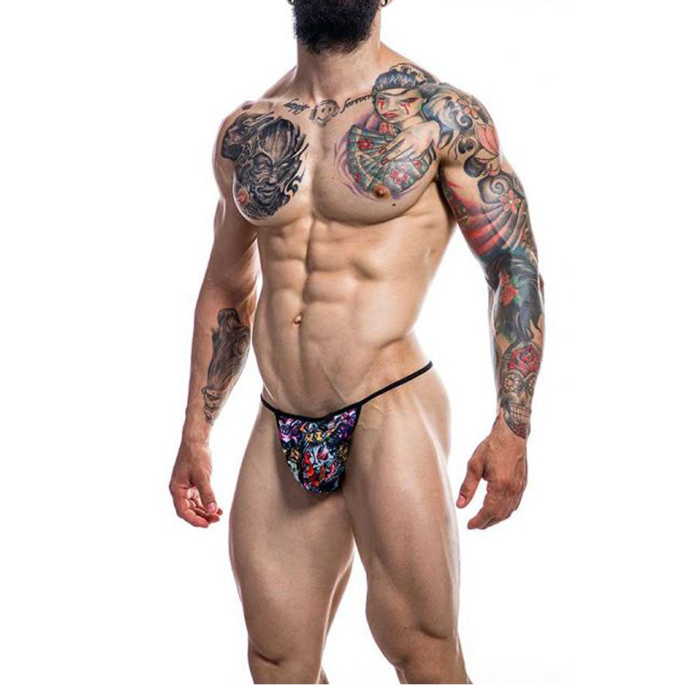 C4M Low Rise G-String Provocative - Tattoo