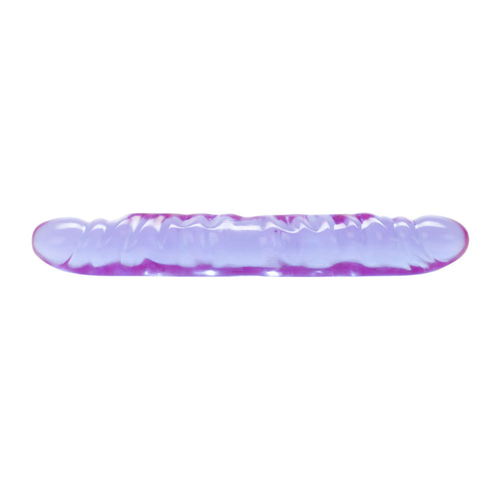 Calexotics Reflective Gel 12 Inch Double Ended Dildo - Purple