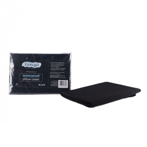 Eroticgel Black Waterproof Pillow Case 2pc
