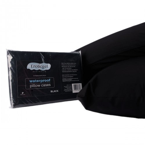 Eroticgel Black Waterproof Pillow Case 2pc