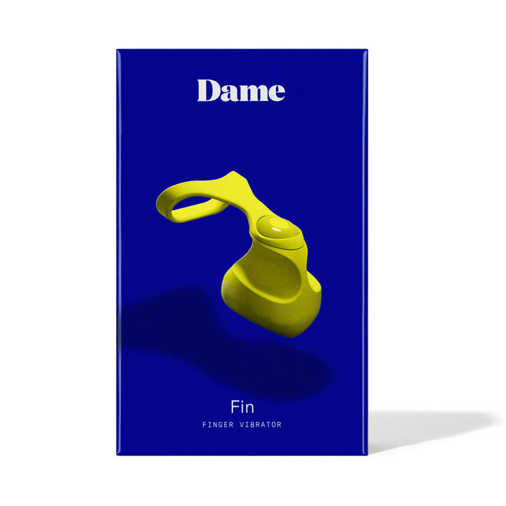 Dame Fin Rechargeable Vibrator - Citrus