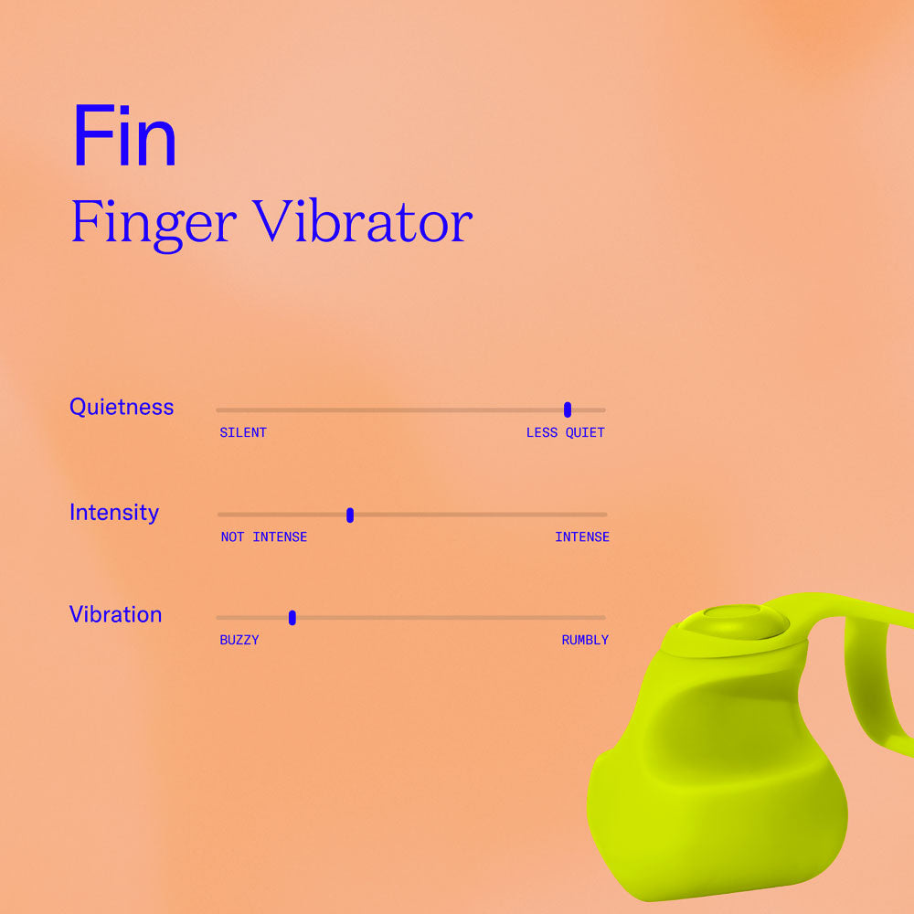 Dame Fin Rechargeable Vibrator - Citrus