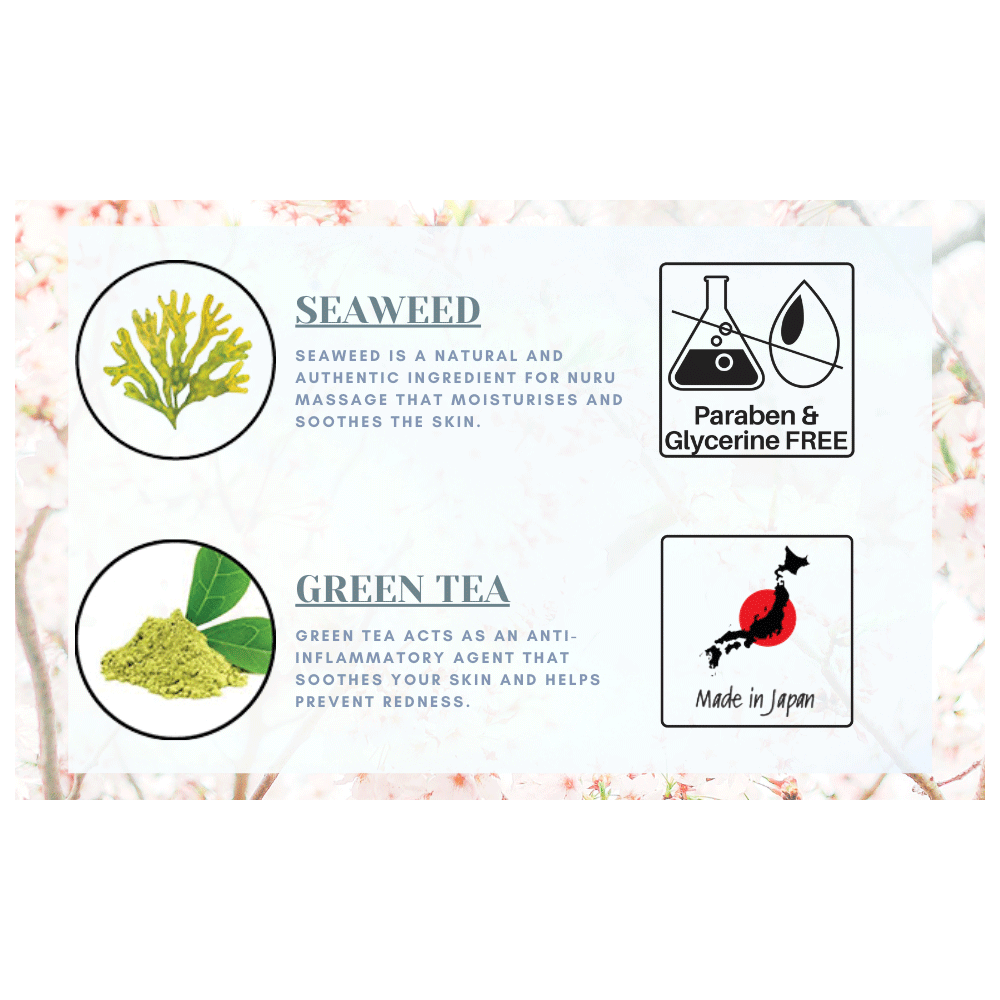 Eroticgel Nuru Massage Power with Seaweed and Green Tea Extract 200g