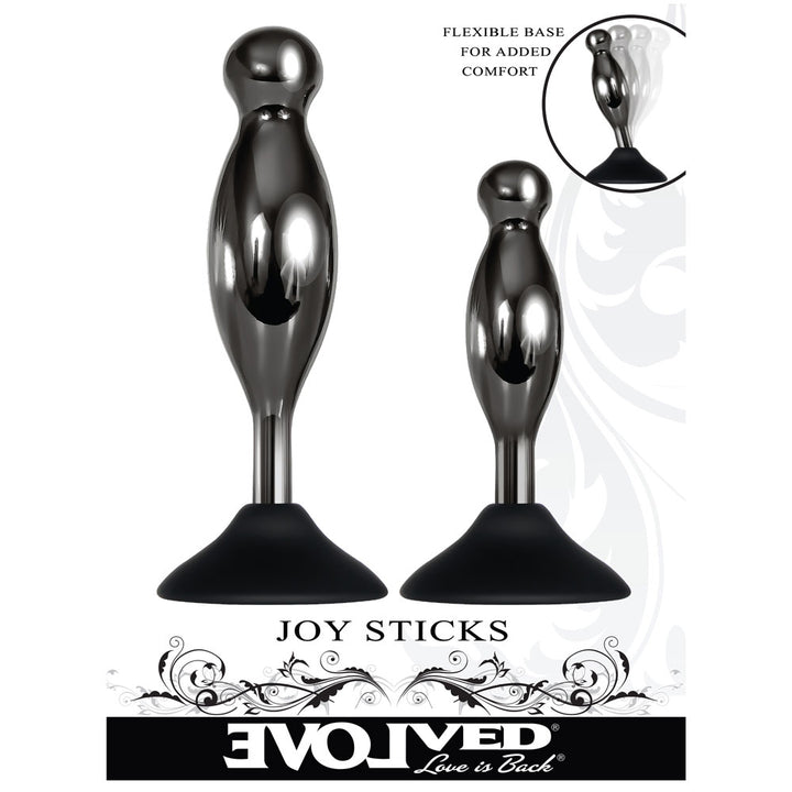 Evolved Joy Sticks Metal Butt Plug Set