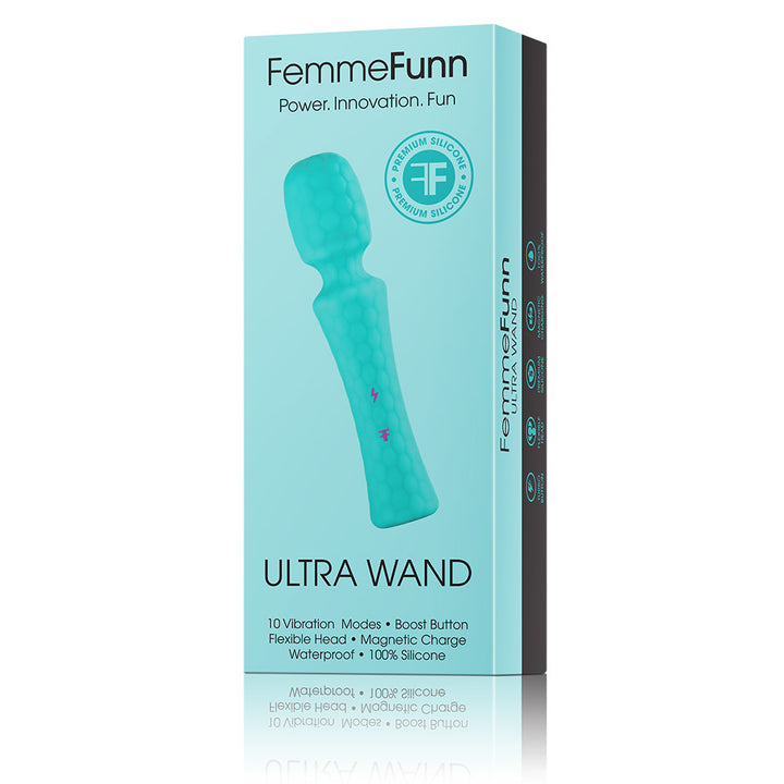 FemmeFunn Ultra Wand Massager - Turquoise
