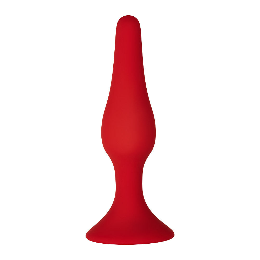 FORTO F-11 Red Lungo Tapered Butt Plug Small
