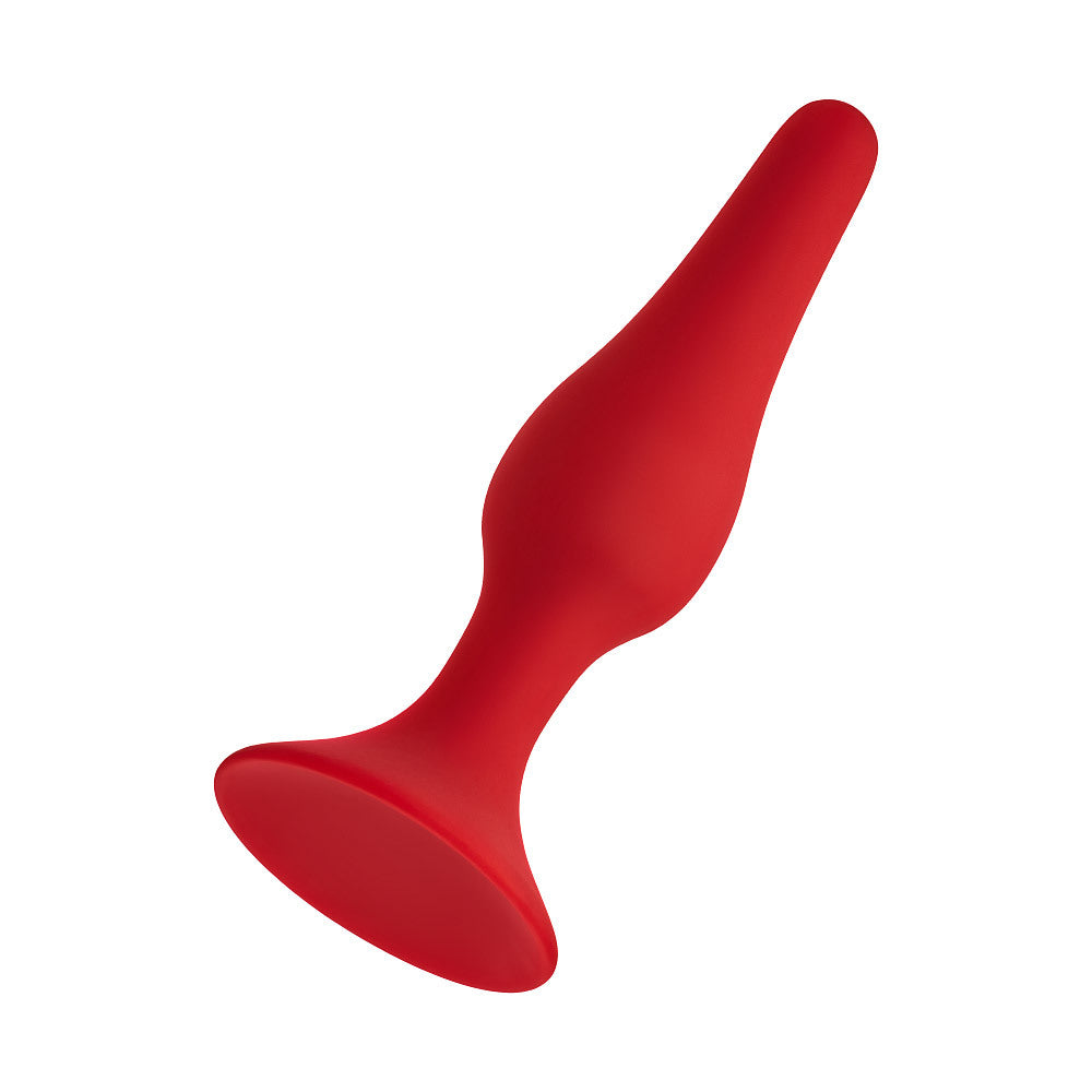 FORTO F-11 Red Lungo Tapered Butt Plug Small