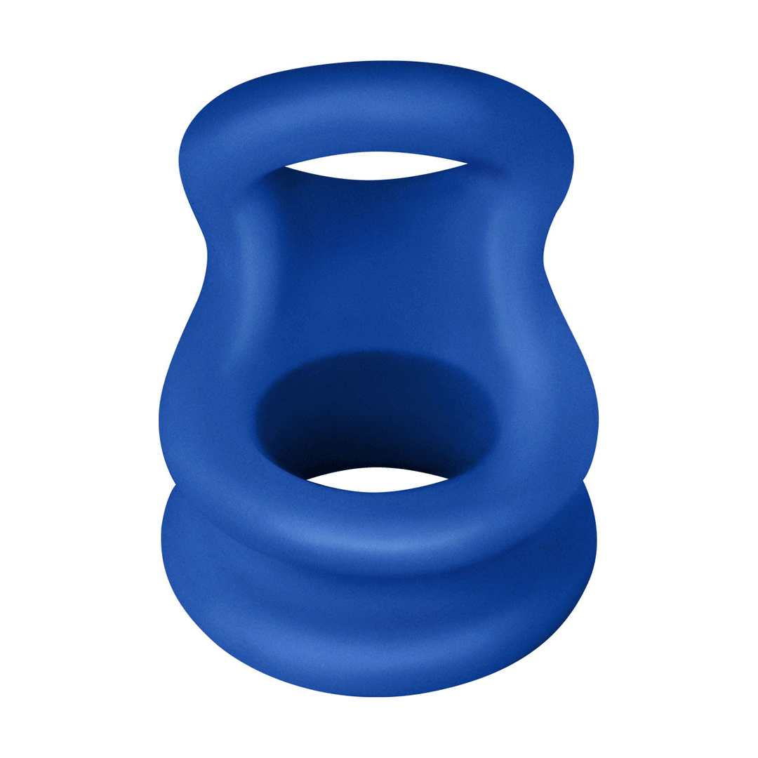 FORTO F-20 Liquid Silicone D Ring and Ball Stretcher Large - Blue