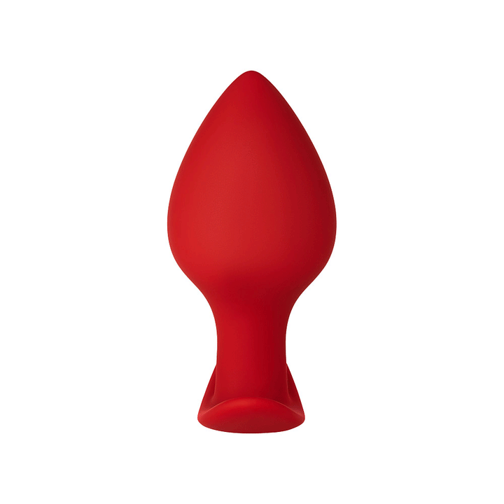 FORTO F-63 Red Rattler Butt Plug Small