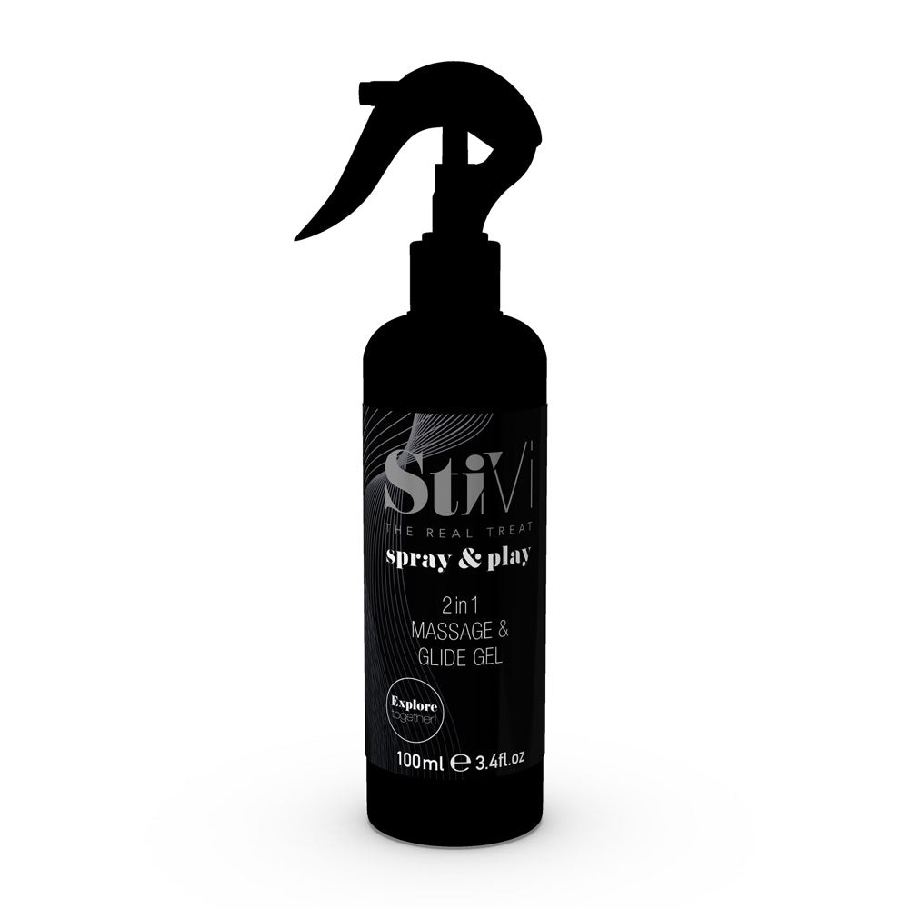 HOT StiVi Spray & Play 2 In 1 Massage Glide 100ml