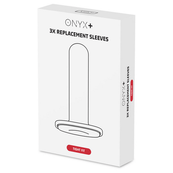 Kiiroo Onyx+ Replacement Sleeves 3 Pack - Tight Fit