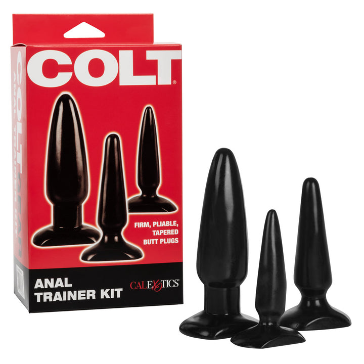 Calexotics Colt Anal Trainer Butt Plug Kit - Black