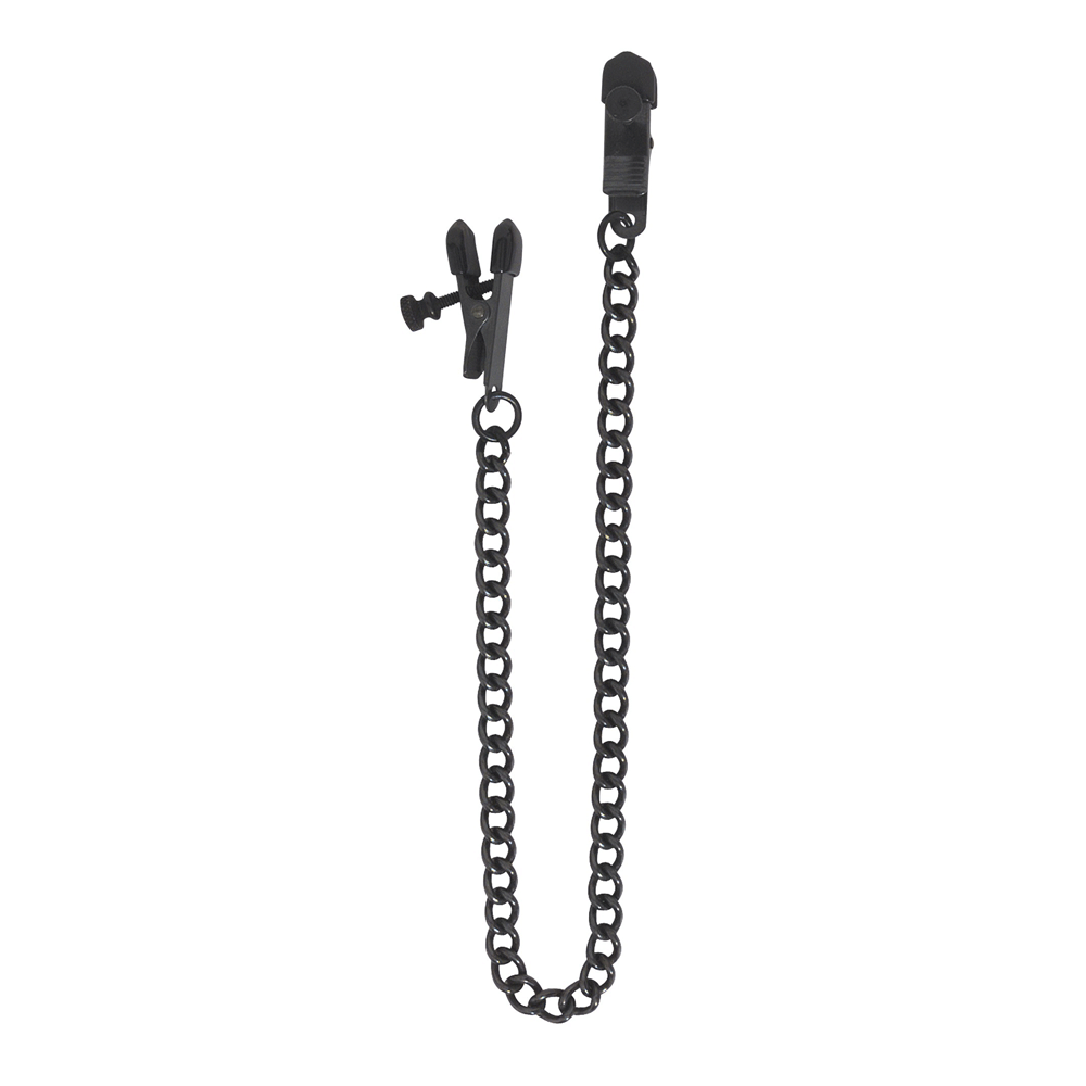 Spartacus Adjustable Broad Tip Clamp Link Chain - Black