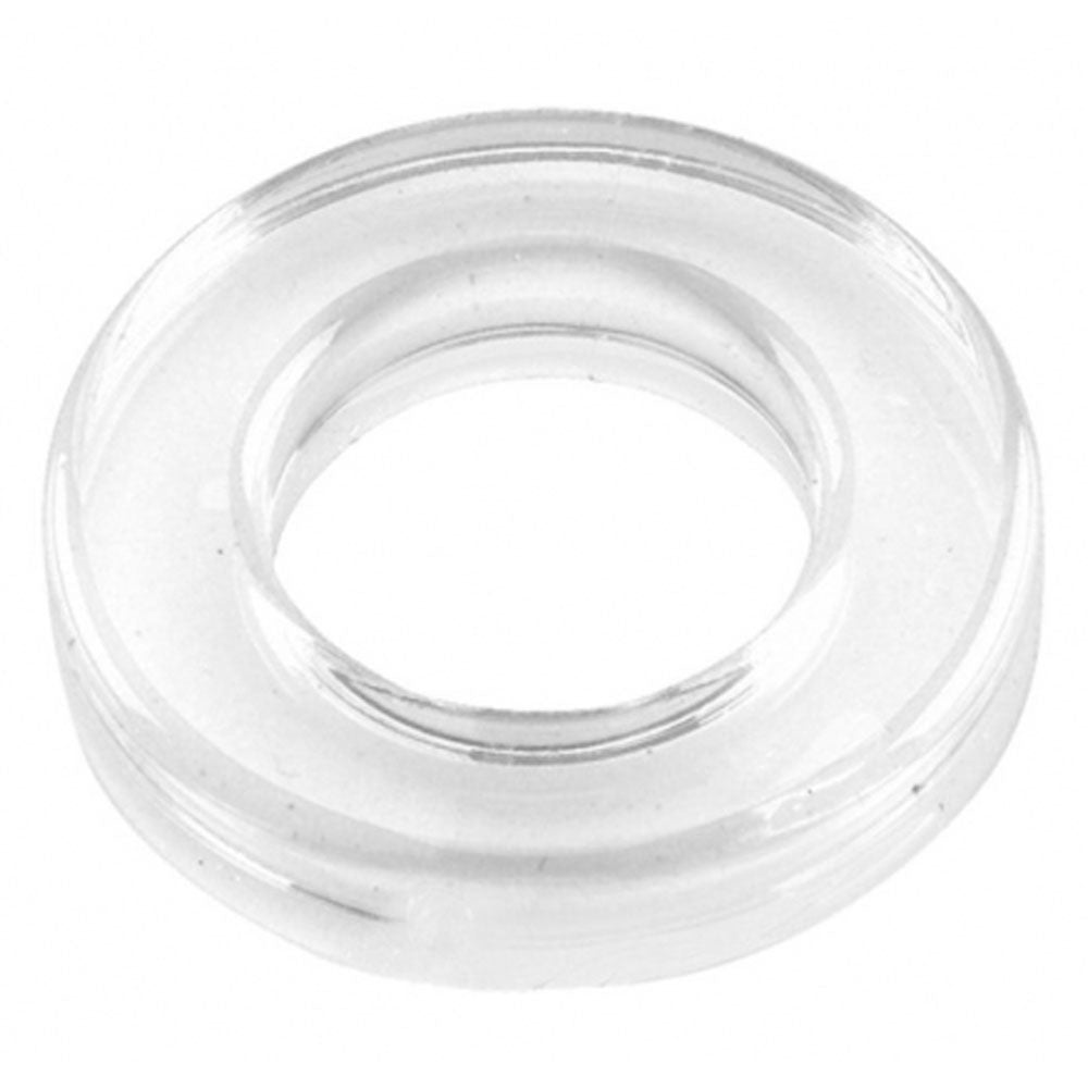 Spartacus Elastomer Cock Ring Metro Fit - Clear