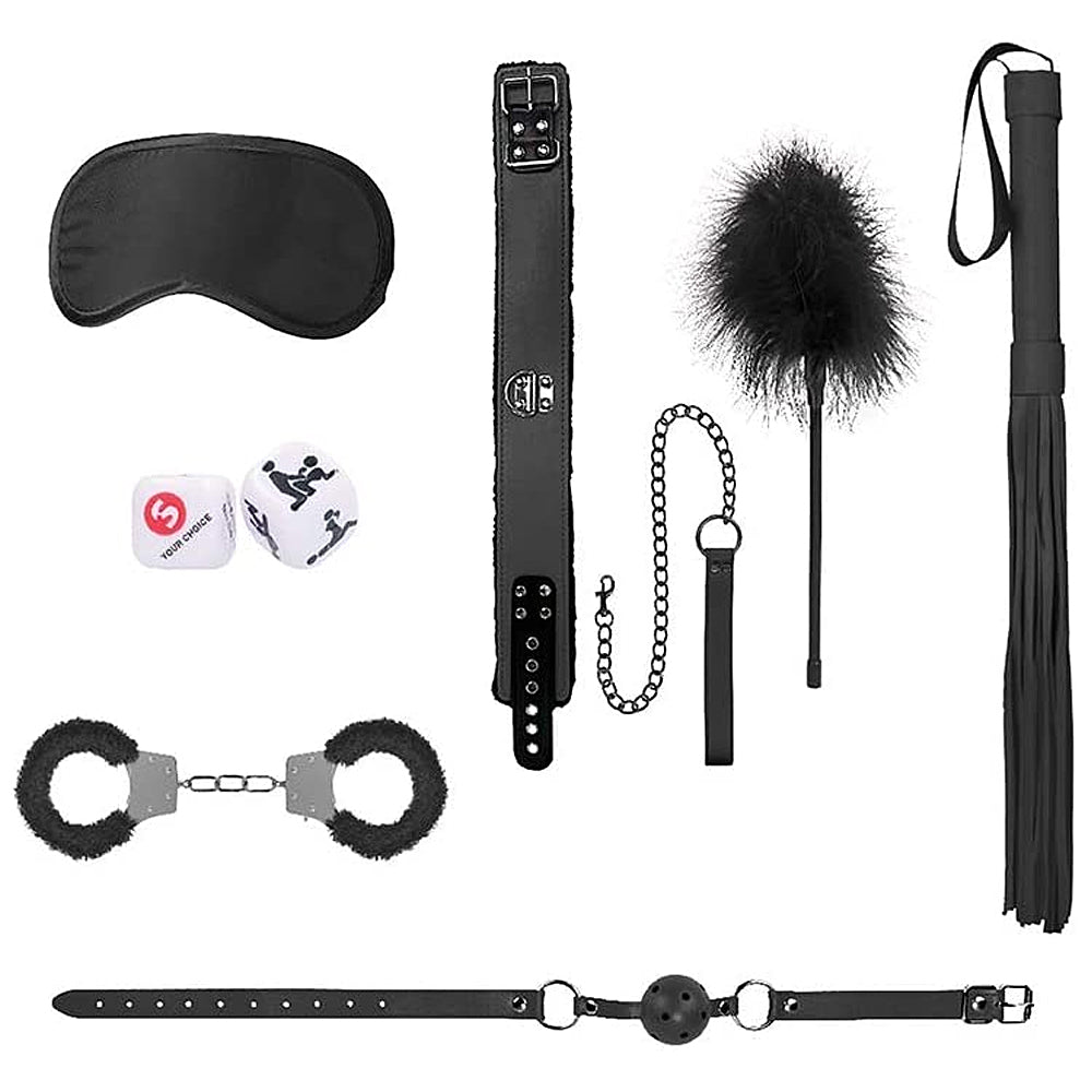 Shots Ouch Introductory Bondage Kit #6 - Black