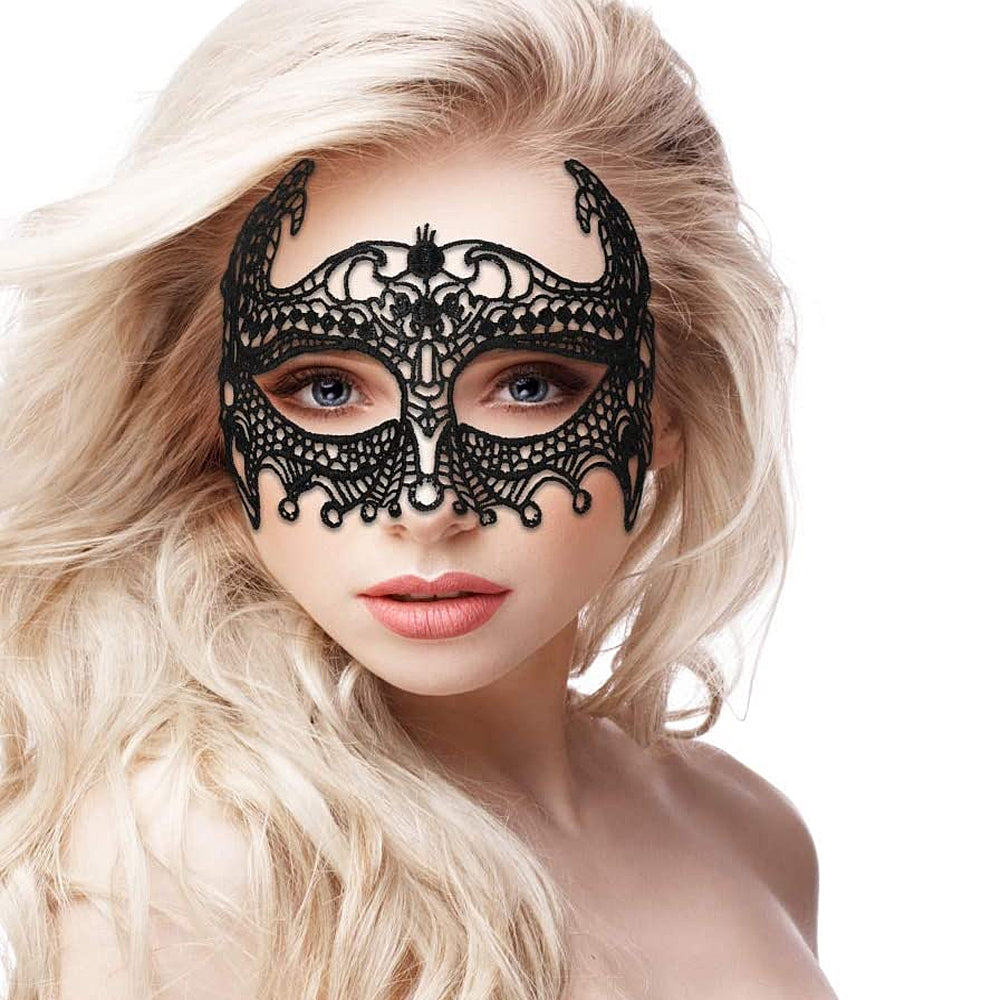 Shots OUCH! Empress Lace Mask - Black