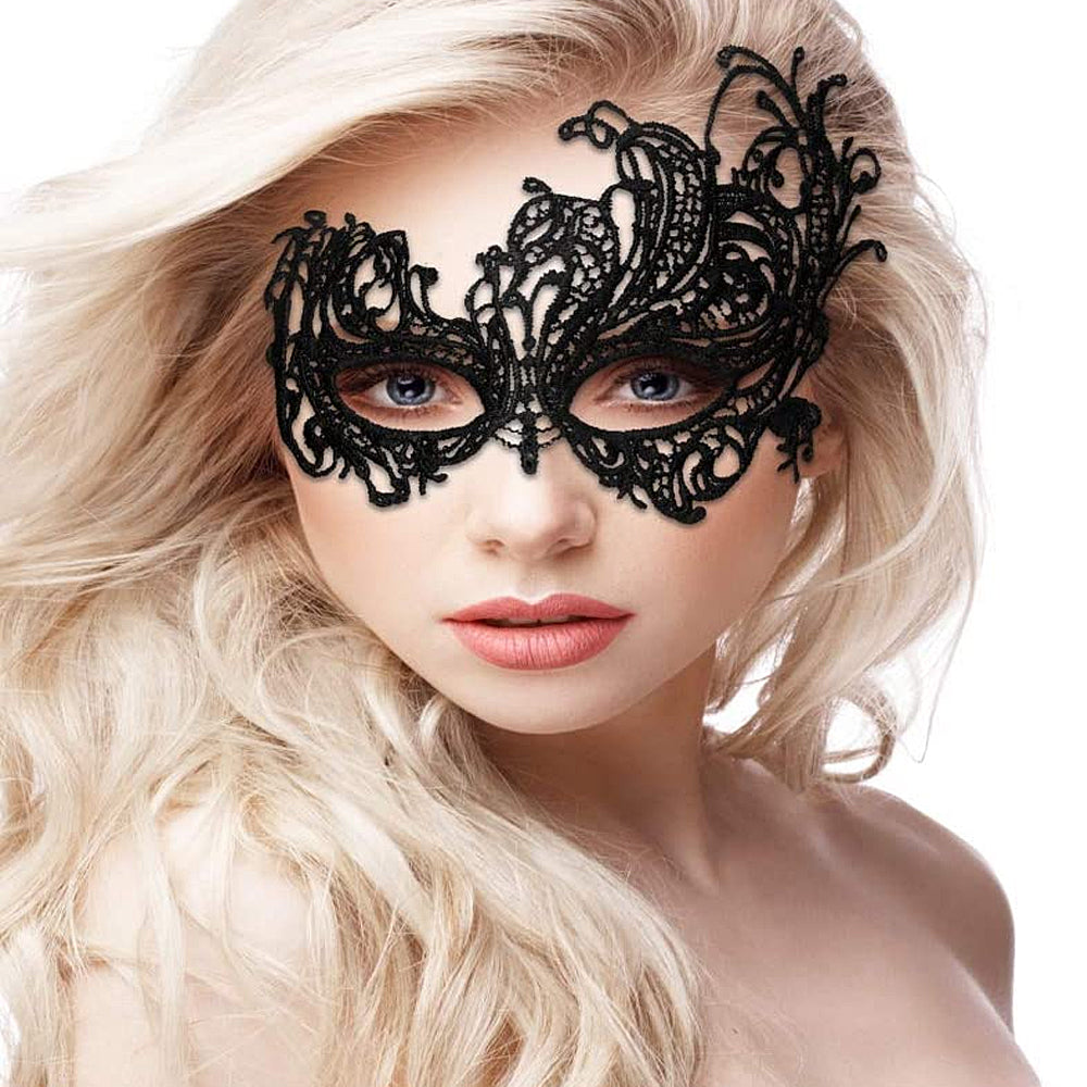 Shots OUCH! Royal Lace Mask - Black
