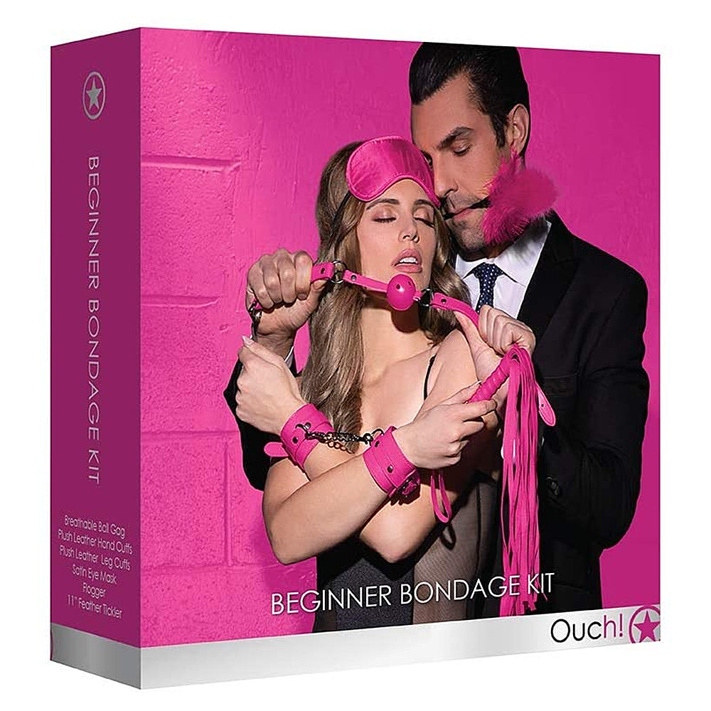 Shots Ouch Beginners Bondage Kit - Pink