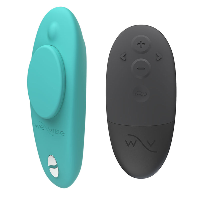 We Vibe Moxie Plus Teledildonic Panty Vibrator - Aqua