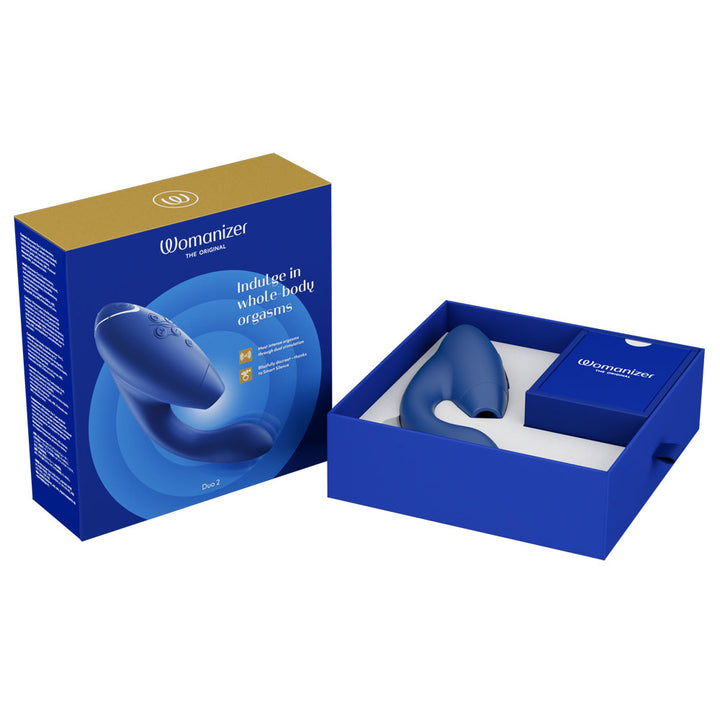 Womanizer Duo 2 Pleasure Air™ G Spot Vibrator - Blueberry