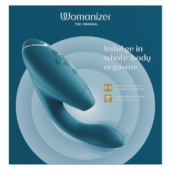 Womanizer Duo 2 Pleasure Air™ G Spot Vibrator - Petrol