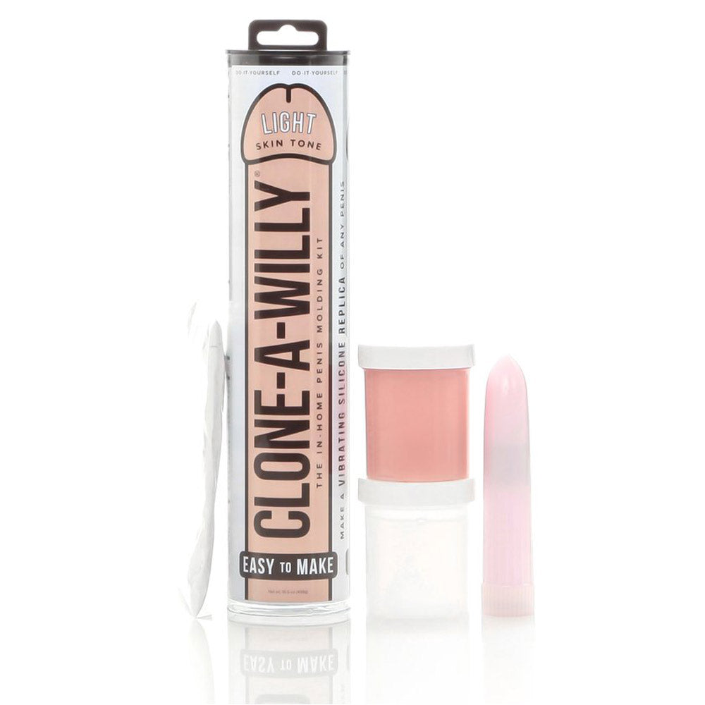 CLONE A WILLY VIBRATING KIT - LIGHT SKIN TONE