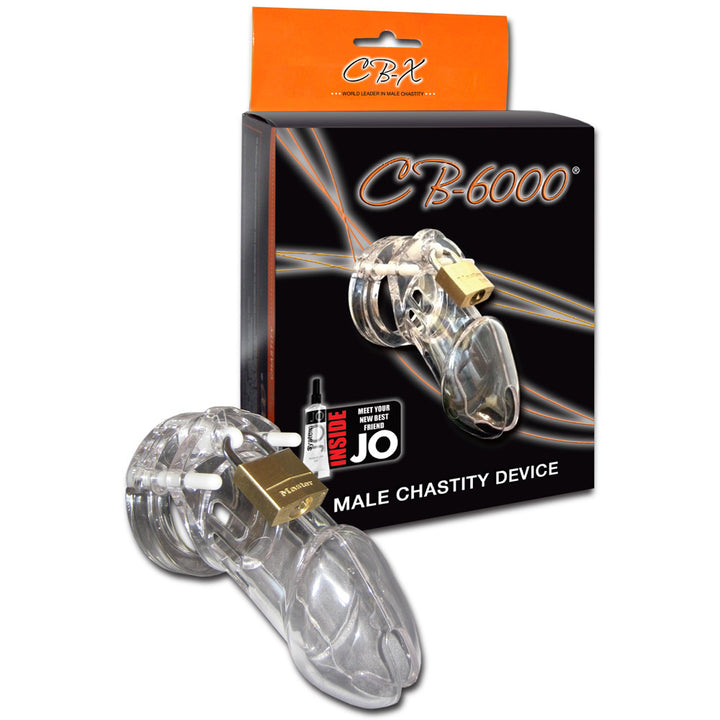 CB 6000 Male Chastity Device - Clear