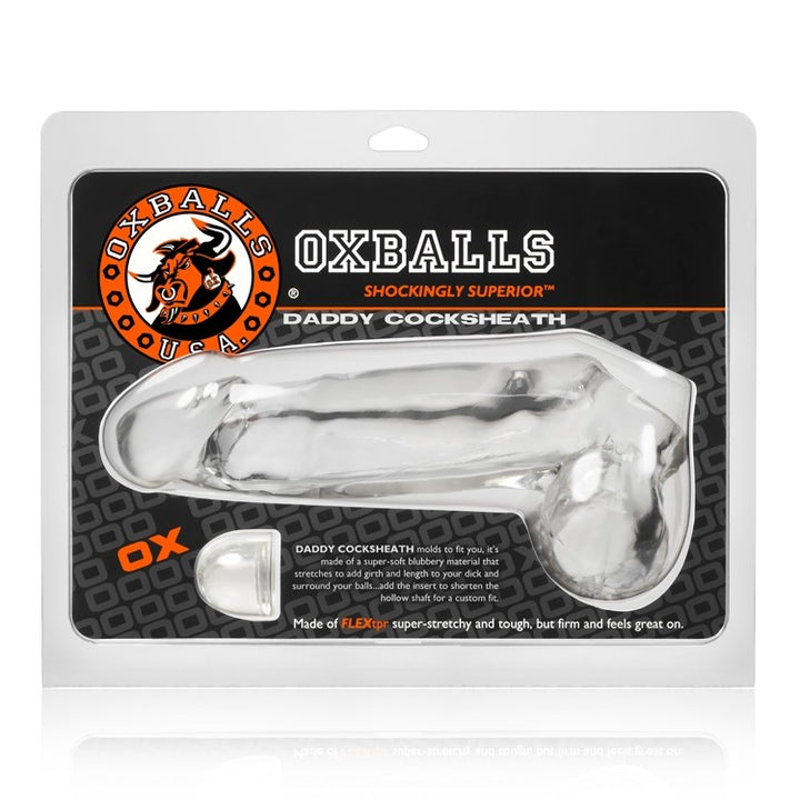 Oxballs Daddy Cocksheath - Clear