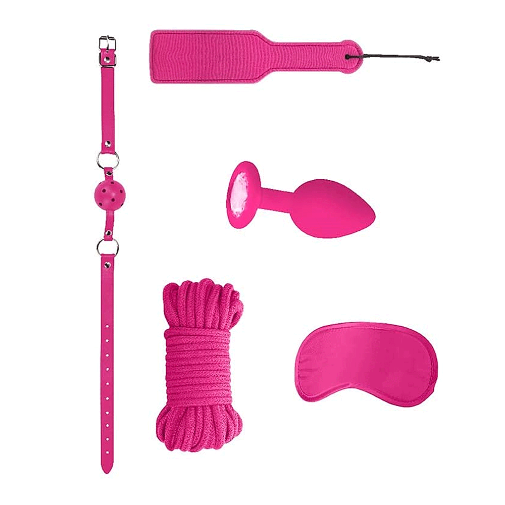 Shots OUCH! Introductory Bondage Kit #5 - Pink