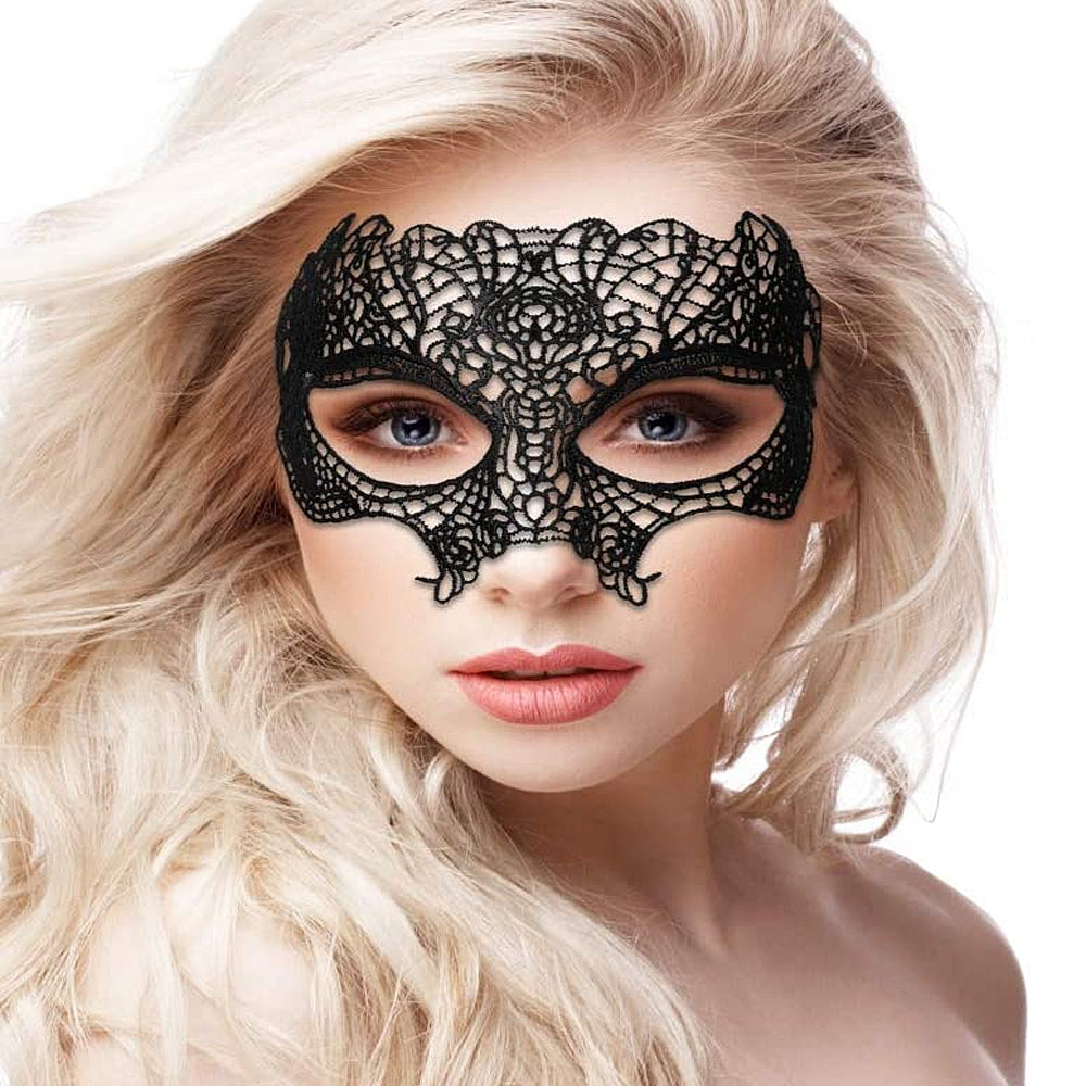 Shots OUCH! Princess Lace Mask - Black