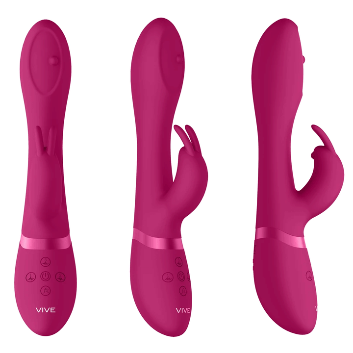 Shots Toys Vive Mira Spinning G-Spot Rabbit - Pink