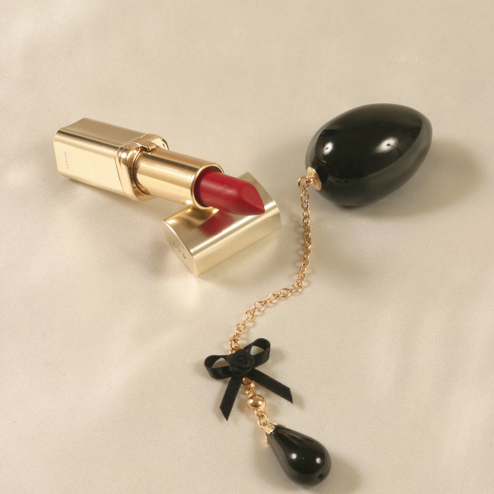 Sylvie Monthule Gold Egg Pentrating Jewel With Black Pearl