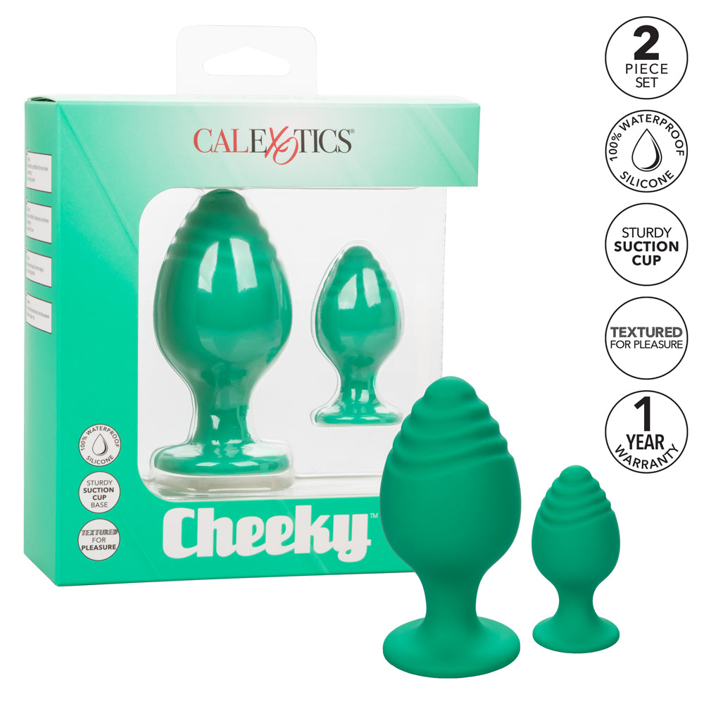 Calexotics Cheeky Butt Plugs - Green