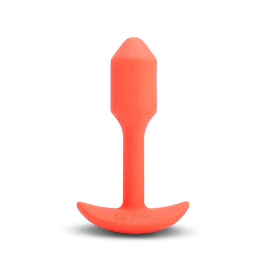 b-Vibe Vibrating Snug Plug 1 - Orange